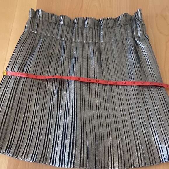 Zara Metallic skirt, with shorts underneath. Worn once, in great condition! - Picture 6 of 7